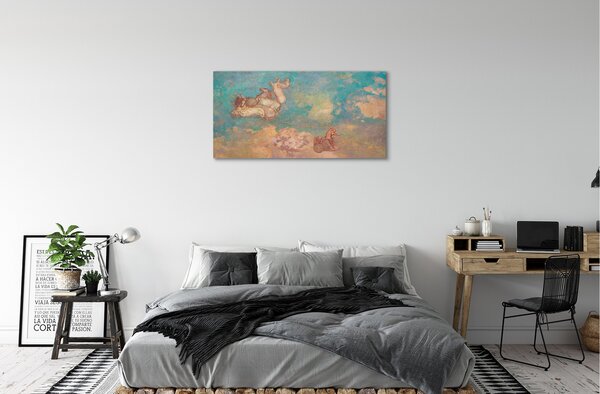 Quadro su tela L'arte di Chariot Apollo 100x50 cm