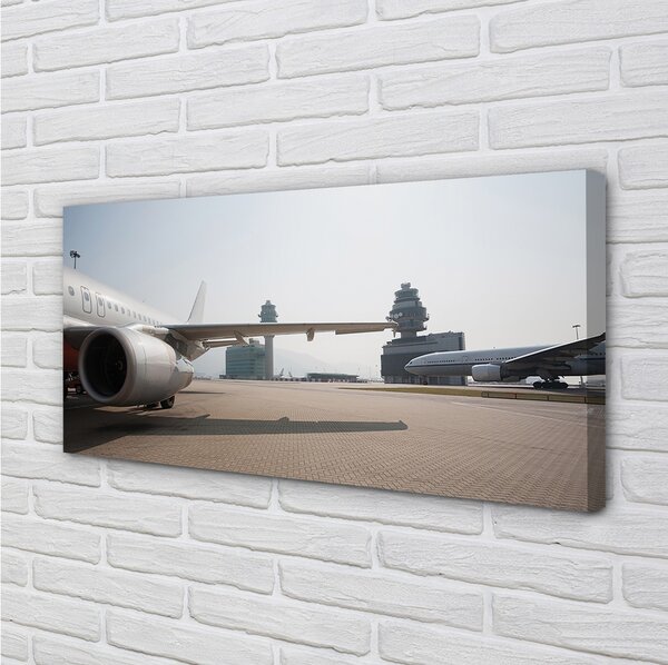 Quadro su tela Aeromobile Aeromobile Aeroporto Paradiso 100x50 cm