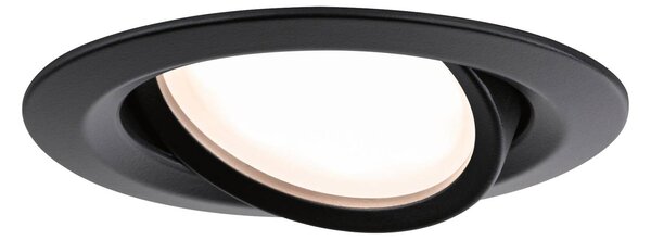 Paulmann Nova Plus Coin 3x IP23 2.700K nero Coin, dimmerabile, Nero, Corridoio, Alluminio, Moderno