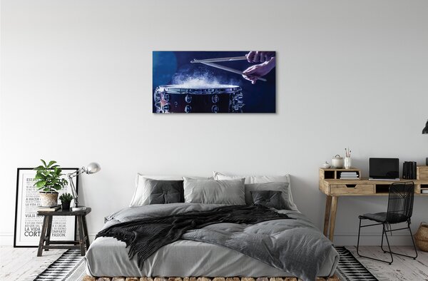 Quadro su tela Batteria 100x50 cm