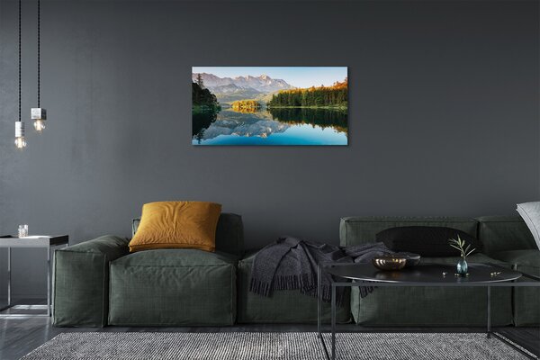 Foto quadro su tela Montagne Germania Lake Las 100x50 cm