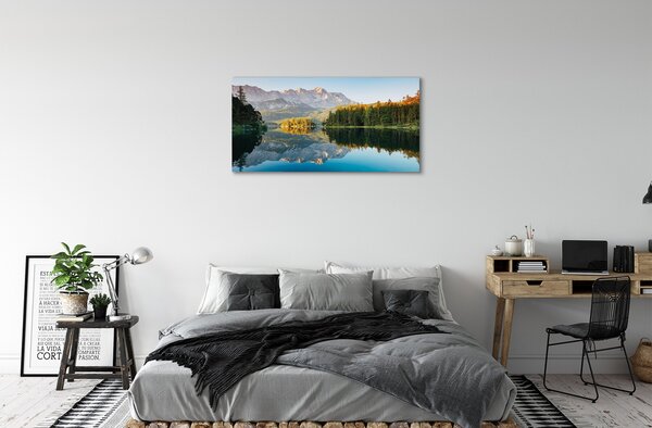 Foto quadro su tela Montagne Germania Lake Las 100x50 cm