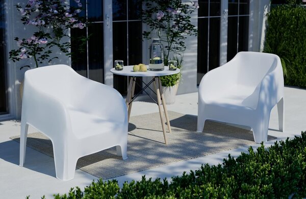 TOOMAX Poltrona da Esterno Dimensioni 79x76,5x70 cm colore Bianco