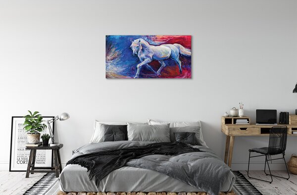 Stampa quadro su tela Cavallo 100x50 cm