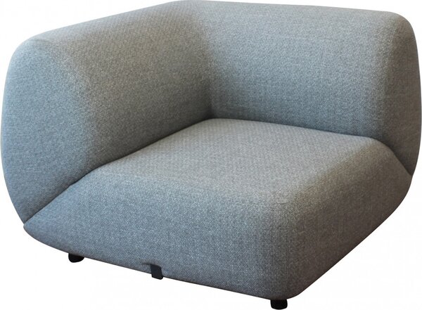 VivaGarden Poltrona da Esterno in Alluminio Dimensioni 112x112x76 cm colore Grigio - Vancouver