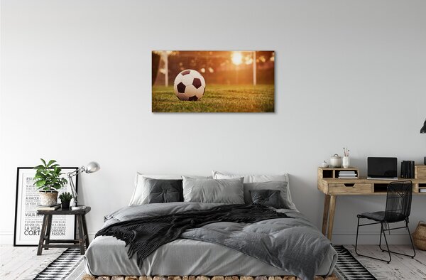 Stampa quadro su tela Palla solare 100x50 cm