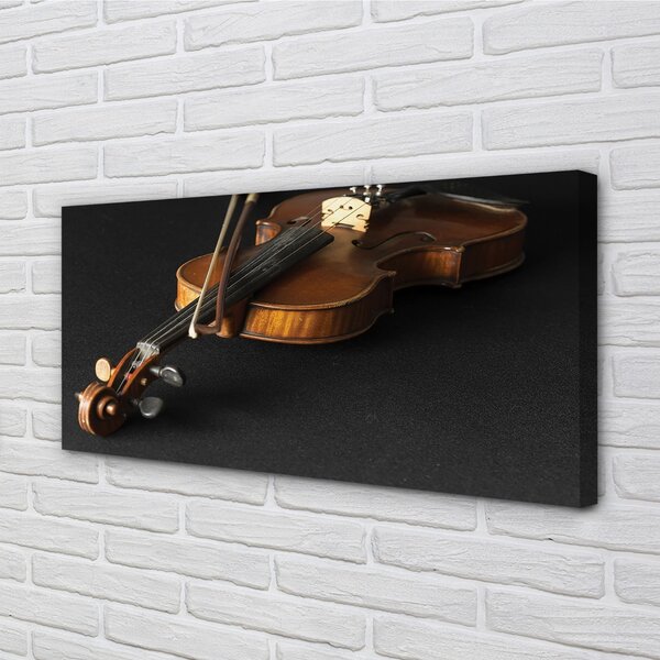 Quadro su tela Violino 100x50 cm