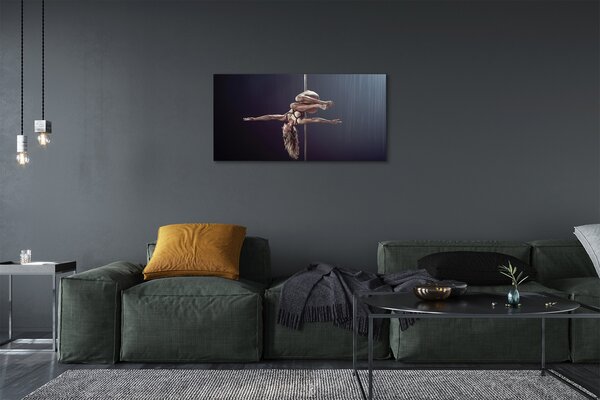 Quadro su tela Dance Pipe Woman 100x50 cm
