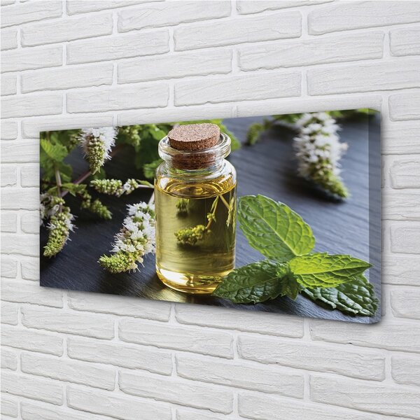 Quadro su tela Il tè alla menta 100x50 cm
