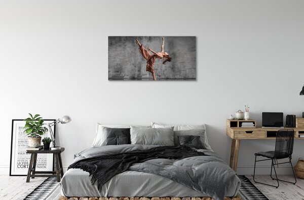 Quadro su tela Danza dei capelli lunghi 100x50 cm