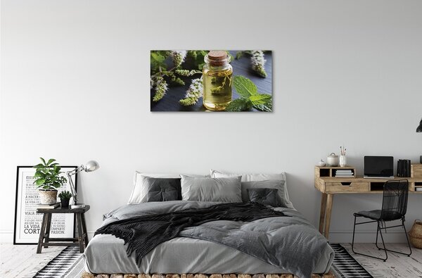 Quadro su tela Il tè alla menta 100x50 cm
