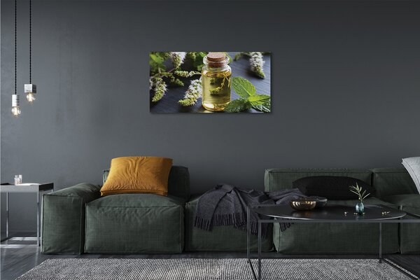Quadro su tela Il tè alla menta 100x50 cm