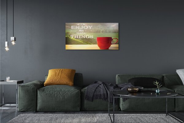 Quadro su tela Natura di iscrizione a taglie 100x50 cm