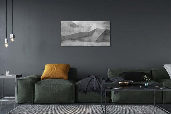 Quadro su tela Astrazione in calcestruzzo in pietra 100x50 cm