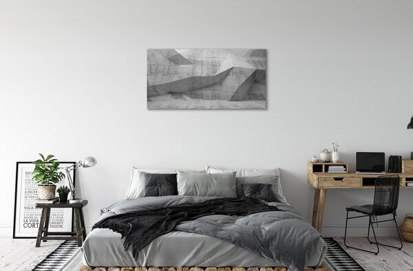 Quadro su tela Astrazione in calcestruzzo in pietra 100x50 cm