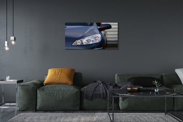 Quadro su tela Macchina nera 100x50 cm