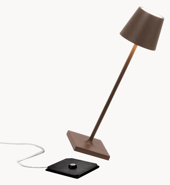 Lampada da tavolo portatile a LED con luce regolabile Poldina