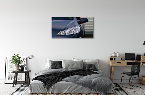 Quadro su tela Macchina nera 100x50 cm