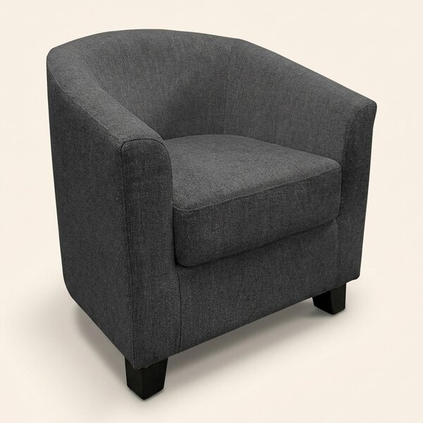 DecHome Poltrona Moderna in Tessuto Dimensioni 70x63x59 colore Antracite - Maja