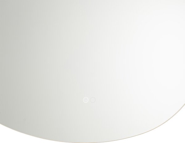 Specchio da bagno 80 cm con LED e funzione antiappannamento - Biba