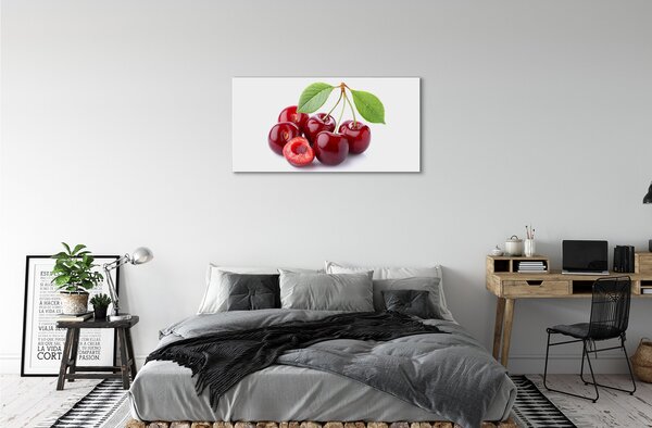 Foto quadro su tela Ciliegie 100x50 cm