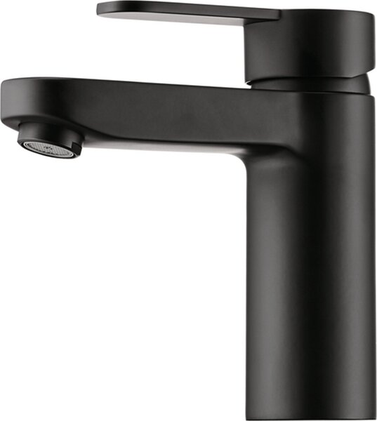 Miscelatore per bagno KARDON 2 in BLACK MATT con scarico a scomparsa / miscelatore per lavabo / miscelatore per bagno