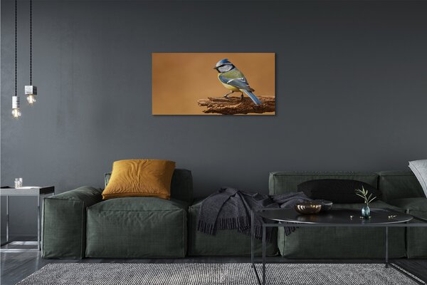 Quadro stampa su tela Uccello 100x50 cm
