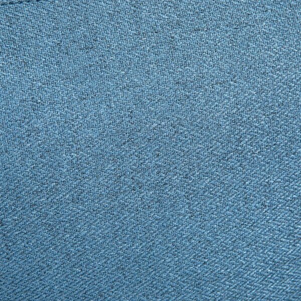 DecHome Poltrona Moderna in Tessuto effetto Lino Dimensioni 76x68x80 colore Blu