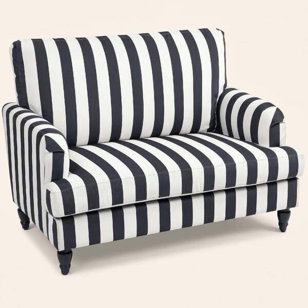 DecHome Poltrona Moderna in Velluto Dimensioni 115x82x82 colore Nero/Bianco