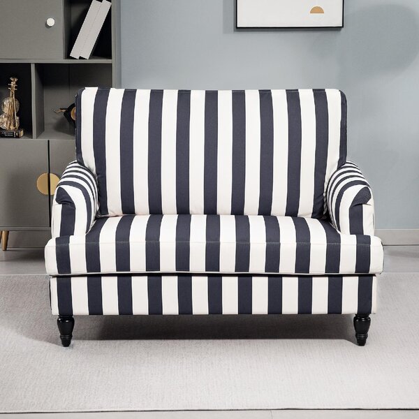 DecHome Poltrona Moderna in Velluto Dimensioni 115x82x82 colore Nero/Bianco