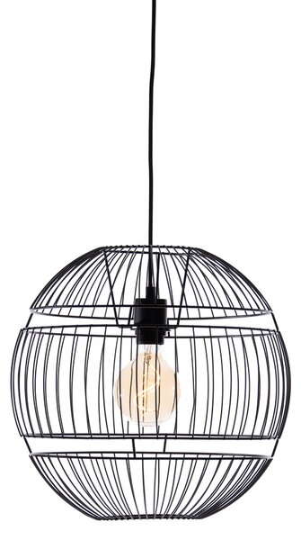 Lampada a sospensione moderna nera 38 cm - Sphaera