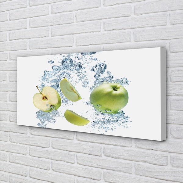 Quadro su tela Mela d'acqua tritata 100x50 cm