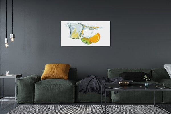 Quadro su tela Arancia Kiwi d'acqua 100x50 cm