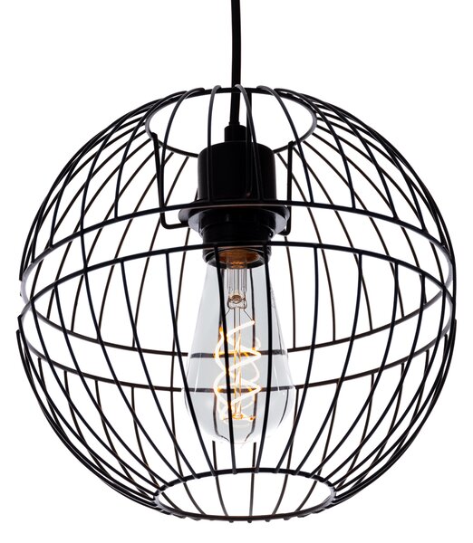 Lampada a sospensione moderna nera 3 luci - Sphaera