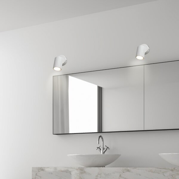 Brilagi - Faretto da parete CRISPINA 1xGU10/10W/230V bianco
