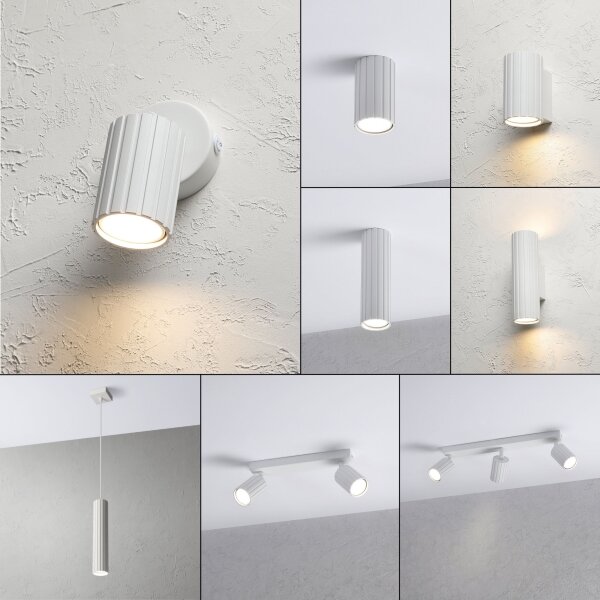 Brilagi - Faretto da parete CRISPINA 1xGU10/10W/230V bianco