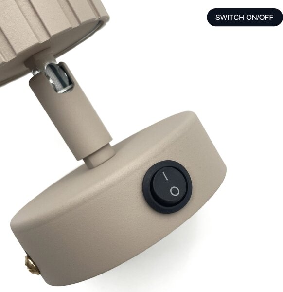 Brilagi - Faretto da parete CRISPINA 1xGU10/10W/230V beige