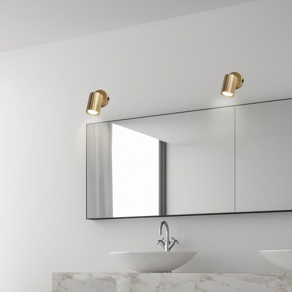 Brilagi - Faretto da parete CRISPINA 1xGU10/10W/230V oro
