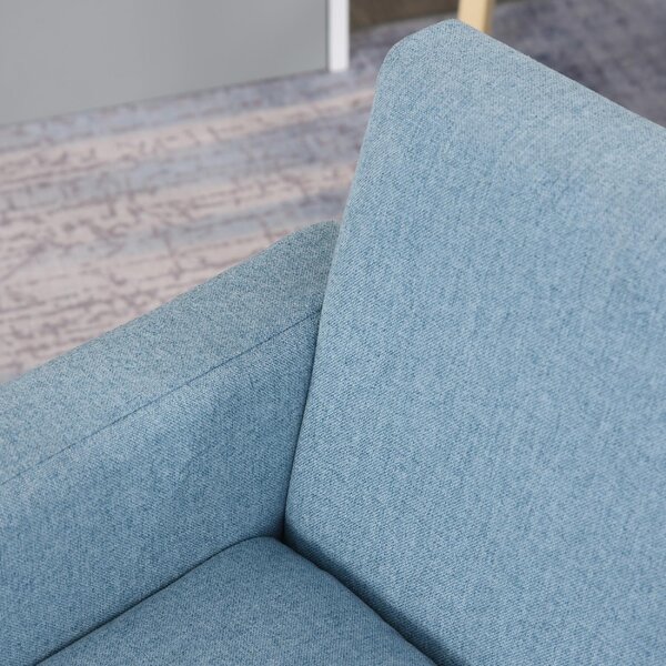 DecHome Poltrona per Bambini in Tessuto per Cameretta con Imbottitura Max. 65 kg 49x45x44 cm colore Blu