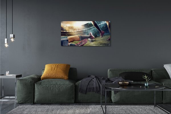 Stampa quadro su tela Stadium ingorgo 100x50 cm