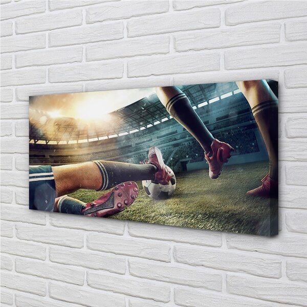 Stampa quadro su tela Stadium ingorgo 100x50 cm