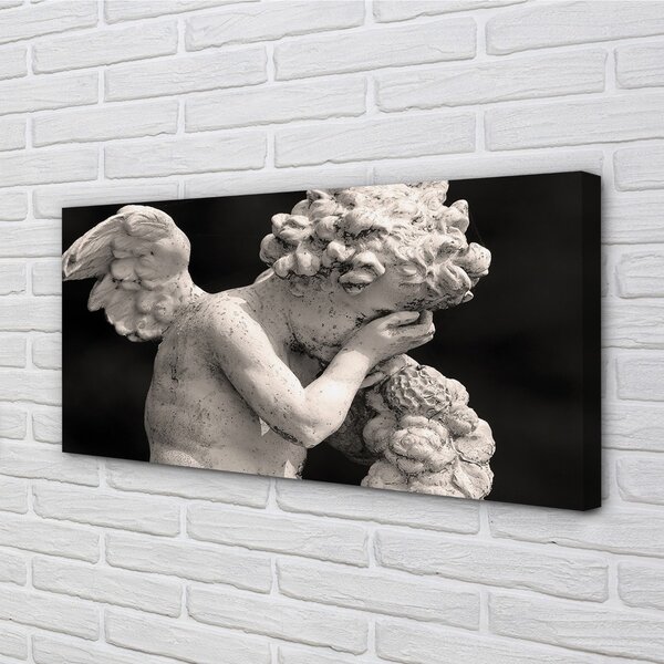 Quadro su tela Un angelo che piange 100x50 cm