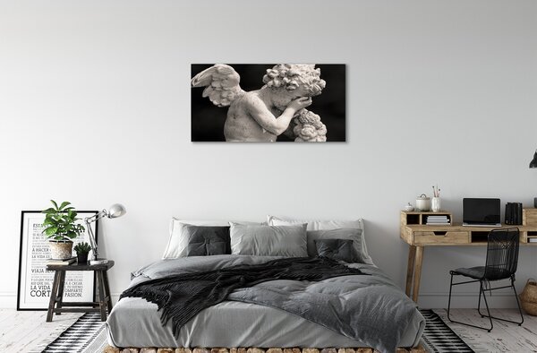 Quadro su tela Un angelo che piange 100x50 cm