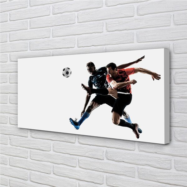 Stampa quadro su tela Uomini Ball 100x50 cm