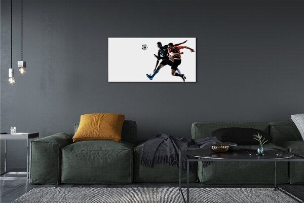 Stampa quadro su tela Uomini Ball 100x50 cm