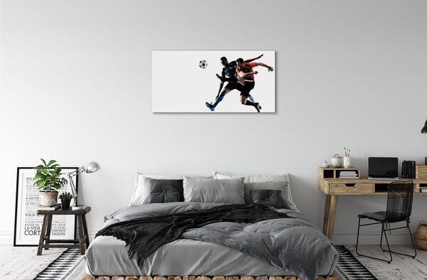 Stampa quadro su tela Uomini Ball 100x50 cm