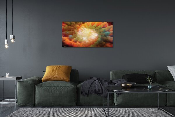 Quadro su tela Disegni frattali astratti 100x50 cm