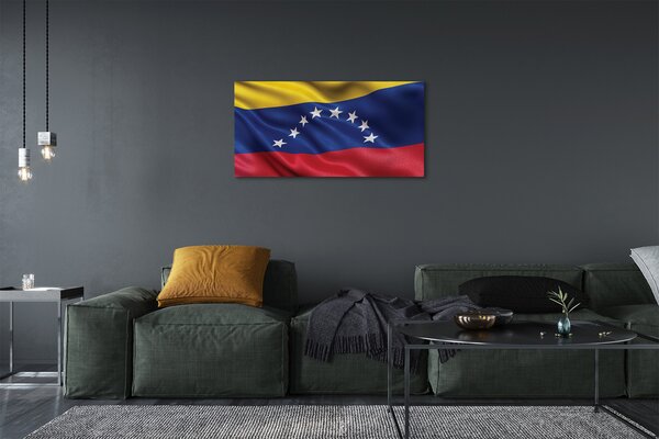 Quadro su tela Flag Venezuela 100x50 cm