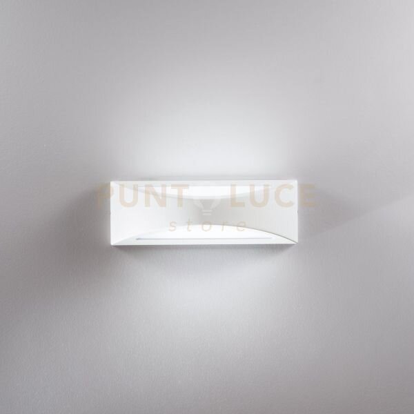 Applique led weiss bianca 16w 1800lm cct 3000k / 4000k ip54 36x11,3