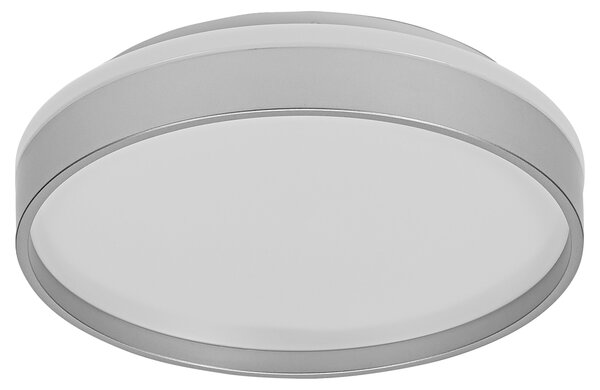 OSRAM Orbis Gisela Lampada da soffitto a LED 300 mm, 16 W, 3000 K bianco caldo, argento, metallo con anello in plastica, IP20